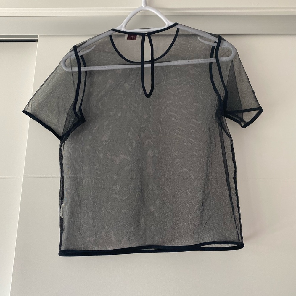 Aritzia fine mesh tshirt - Picture 4 of 4